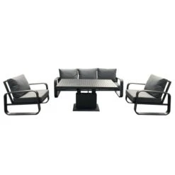 Babingley 5 Seater Lounge Set With Adjustable Table -Gardens and Outdoors 30854693 alt02