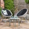 Chedworth Curved 2 Seater Bistro Set -Gardens and Outdoors 30854695