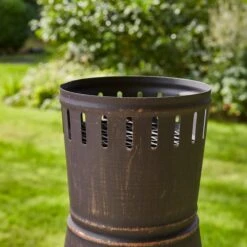 Steel Chimenea -Gardens and Outdoors 30862897 alt03