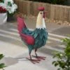Iron Chicken Sculpture -Gardens and Outdoors 30866019