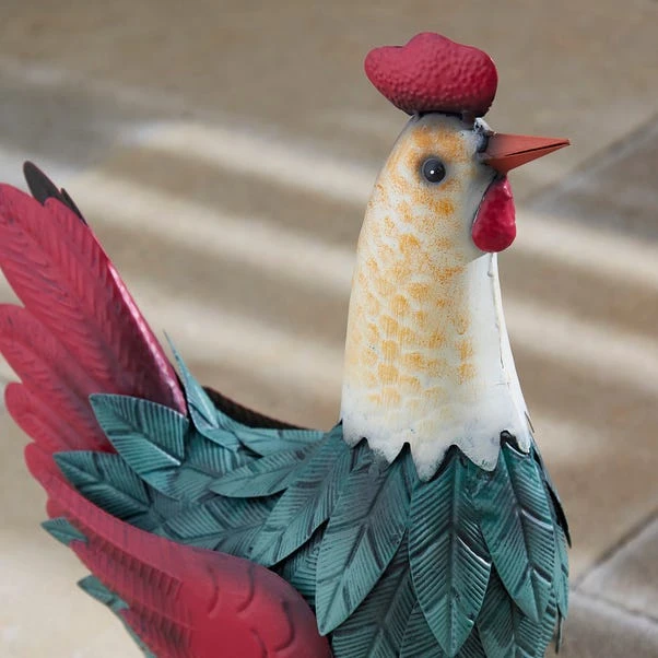 Iron Chicken Sculpture 4 Iron Chicken Sculpture - Image 2