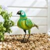 Iron Parrot Sculpture 2 Iron Parrot Sculpture -Gardens and Outdoors 30866021