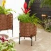 Amazonia Rattan Plant Stand -Gardens and Outdoors 30867526