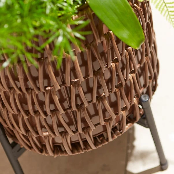 Amazonia Rattan Plant Stand 4 Amazonia Rattan Plant Stand - Image 2