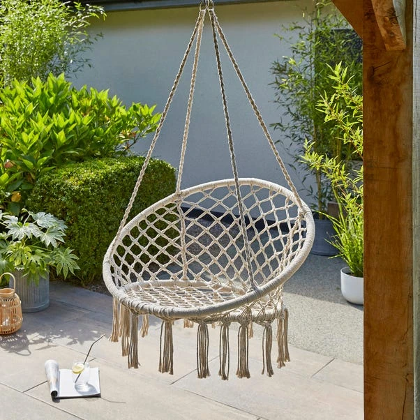 Macrame Swing Chair 3 Macrame Swing Chair