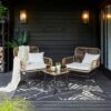 Rattan Rope Bistro Set -Gardens and Outdoors 30870017