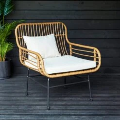 Rattan Rope Bistro Set 16 Rattan Rope Bistro Set -Gardens and Outdoors 30870017 alt06