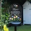 Personalised Flower Garden Outdoor Solar LED Light -Gardens and Outdoors 30878360