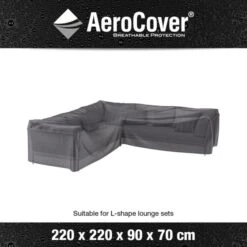 Aerocover Lounge Set L Shape Cover -Gardens and Outdoors 30893549