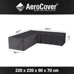 Aerocover Lounge Set L Shape Cover -Gardens and Outdoors 30893549 alt01
