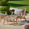 Sesto Garden Chair And Footstool Set 2 Sesto Garden Chair And Footstool Set -Gardens and Outdoors 30893586