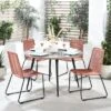 Pang 4 Seater Garden Dining Set -Gardens and Outdoors 30893682