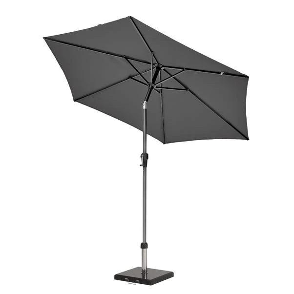 Riva 2.5m Round Parasol With Rome Polished Black Granite Base 8 Riva 2.5m Round Parasol With Rome Polished Black Granite Base - Image 6