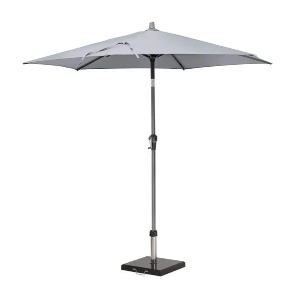 Riva 2.5m Round Parasol With Rome Polished Black Granite Base 4 Riva 2.5m Round Parasol With Rome Polished Black Granite Base - Image 2