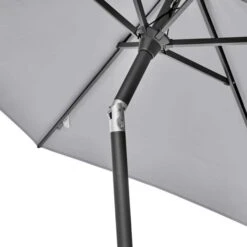 Riva 2.5m Round Parasol With Rome Polished Black Granite Base 13 Riva 2.5m Round Parasol With Rome Polished Black Granite Base -Gardens and Outdoors 30893686 alt03