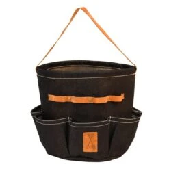 Fallen Fruits Round Denim Garden Tool Bag