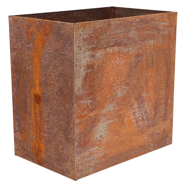 Fallen Fruits High Rectangular Rust Planter 4 Fallen Fruits High Rectangular Rust Planter - Image 2