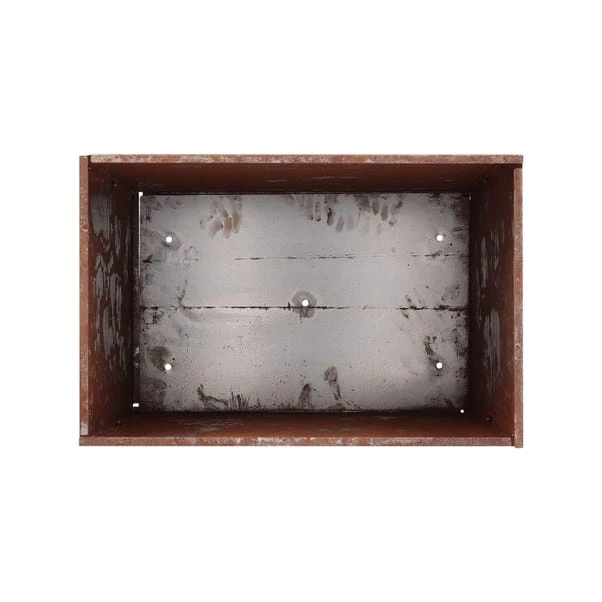 Fallen Fruits High Rectangular Rust Planter 6 Fallen Fruits High Rectangular Rust Planter - Image 4