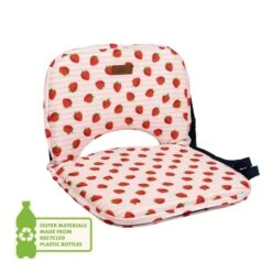 Strawberries & Cream 5 Position Fold Flat Picnic Chair With Carry Handle -Gardens and Outdoors 30911480 alt02