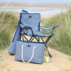 Three Rivers Foldaway Camping Chair And 20L Insulated Shoulder Tote