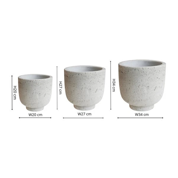 Ivyline Set Of 3 Seattle Plant Pots 4 Ivyline Set Of 3 Seattle Plant Pots - Image 2