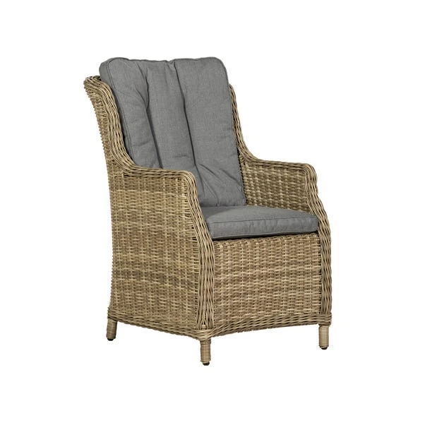 Wentworth 4 Seater Round Highback Comfort Dining Set 6 Wentworth 4 Seater Round Highback Comfort Dining Set - Image 4