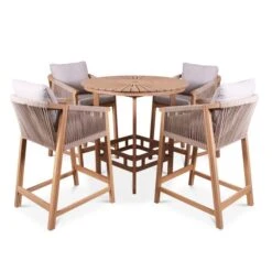 Roma 4 Seater Bar Set 12 Roma 4 Seater Bar Set -Gardens and Outdoors 30915720 alt03