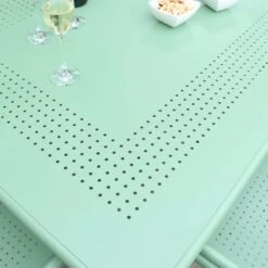 Porto 6 Seater Dining Set With Stacking Chairs 27 Porto 6 Seater Dining Set With Stacking Chairs -Gardens and Outdoors 30915727 alt07