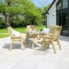 Freya 6 Seater Dining Set -Gardens and Outdoors 30916610