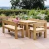 Philippa 6 Seater Dining Set -Gardens and Outdoors 30917488