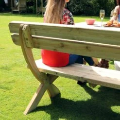 Harriet 6 Seater Dining Set -Gardens and Outdoors 30917490 alt04