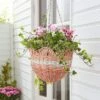 Scalloped Rattan Hanging Basket -Gardens and Outdoors 30925782