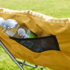 Padded Yellow Ochre Camping Chair -Gardens and Outdoors 30925840 alt02