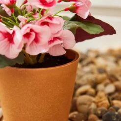 Artificial Geranium In Plant Pot -Gardens and Outdoors 30926355 alt01