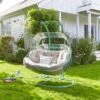 Santorini Double Egg Chair 2 Santorini Double Egg Chair -Gardens and Outdoors 30926374