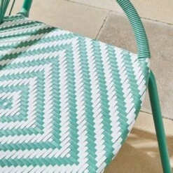 Riviera Chair Jade And White 7 Riviera Chair Jade And White -Gardens and Outdoors 30926412 alt02