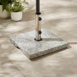 Square Granite Parasol Base, 25kg