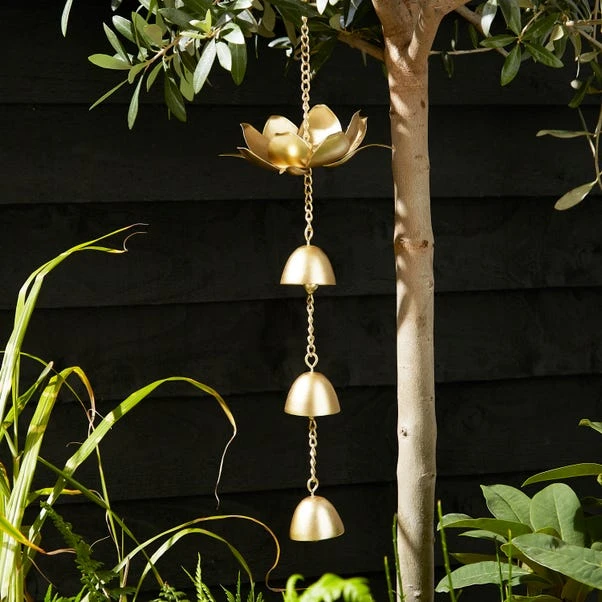 Lotus Gold Hanging Décor 3 Lotus Gold Hanging Décor