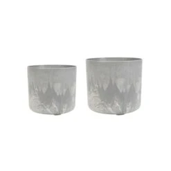 Set Of 2 Celine Recycled Plant Pots