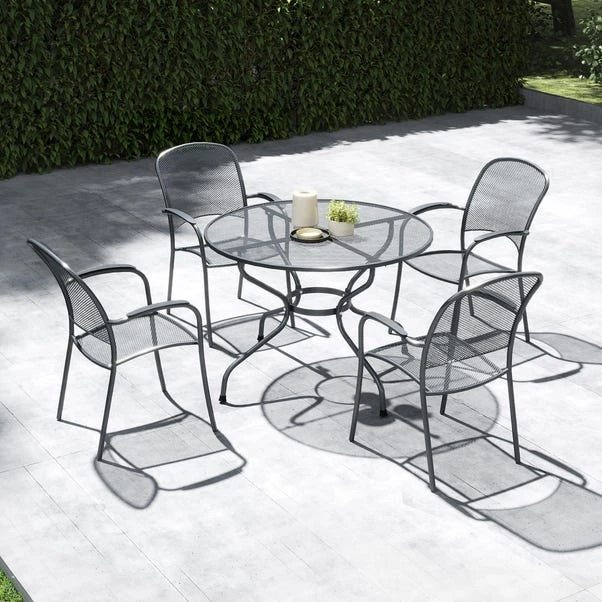Pacific Lifestyle Carlo Round 4 Seater Dining Set 2 Pacific Lifestyle Carlo Round 4 Seater Dining Set