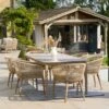 Pacific Lifestyle Moeven Outdoor 6 Seater Dining Set -Gardens and Outdoors 30984357