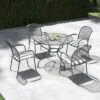 Pacific Lifestyle Carlo Round 4 Seater Dining Set With Cushions 2 Pacific Lifestyle Carlo Round 4 Seater Dining Set With Cushions -Gardens and Outdoors 30984390