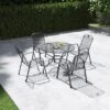 Pacific Lifestyle Savoy Round 4 Seater Dining Set -Gardens and Outdoors 30984413