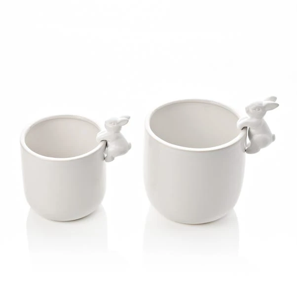 Eggs-traordinary Gift Co. Set Of 2 Bunny Plant Pots 4 Eggs-traordinary Gift Co. Set Of 2 Bunny Plant Pots - Image 2
