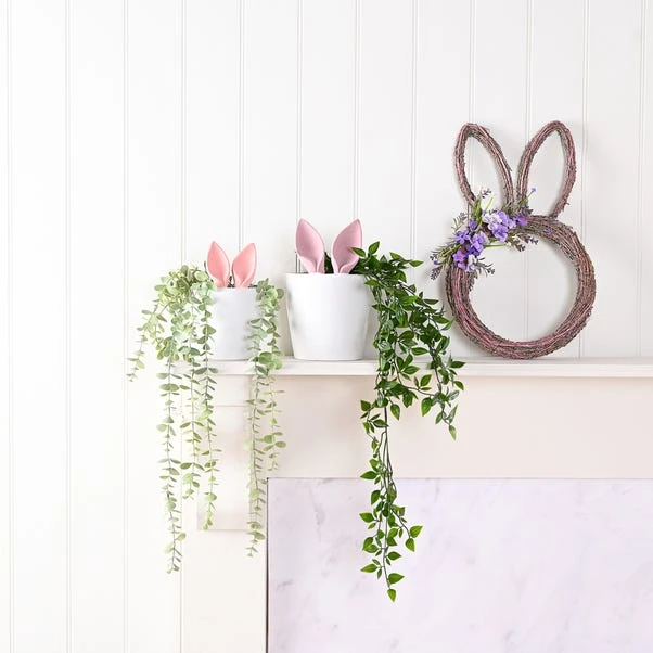 Eggs-traordinary Gift Co. Flocked Bunny Ears Plant Pot 3 Eggs-traordinary Gift Co. Flocked Bunny Ears Plant Pot