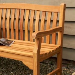 Kingsbury Large Outdoor Bench -Gardens and Outdoors 30987758 alt02
