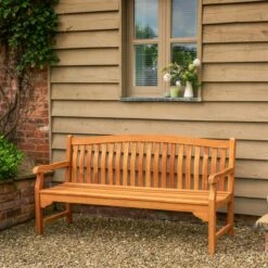 Kingsbury Large Outdoor Bench -Gardens and Outdoors 30987758 alt05