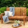 Beeley Medium Outdoor Bench -Gardens and Outdoors 30987767