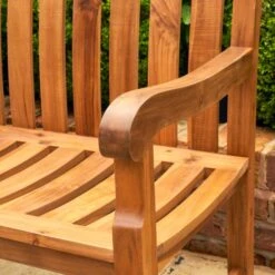Beeley Medium Outdoor Bench -Gardens and Outdoors 30987767 alt02