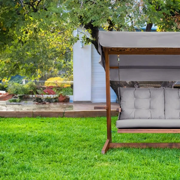 Brestwick 3 Seater Outdoor Swing Seat 4 Brestwick 3 Seater Outdoor Swing Seat - Image 2